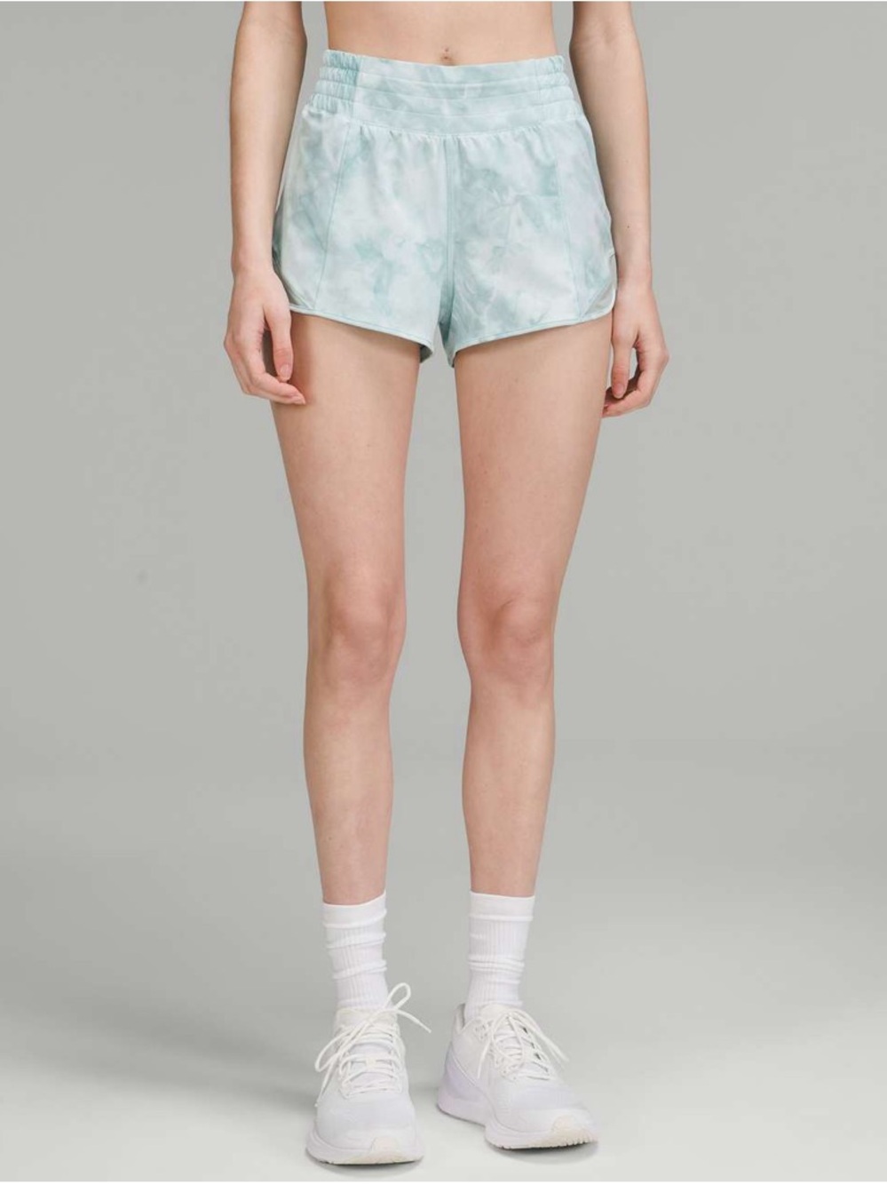 Lululemon Hotty Hot High-Rise Lined Short 2.5" Blue